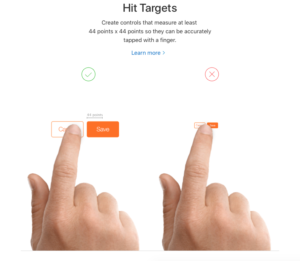 ‘finger-friendly’ design