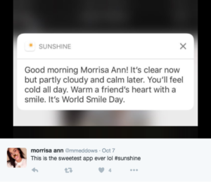 personalized push notification